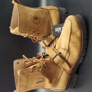 tan polo boots